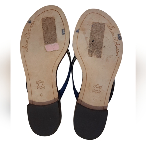 Sam Edelman Dariel Slides Blue Women's Size 6 - Picture 7 of 8